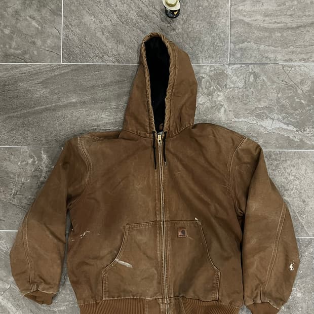 (XL)칼하트 덕 액티브 후드자켓 J130 BRN 칼하트브라운