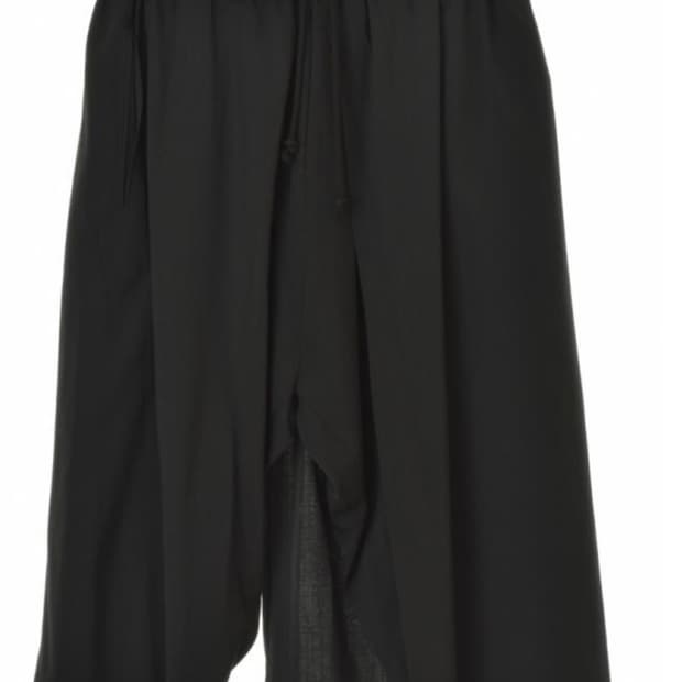 Y’s 유니섹스 레어어드 랩 팬츠 (sz2)