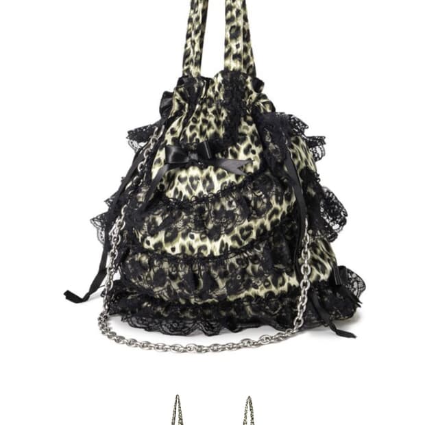 베이비메탈클럽 베메클 오네 갸루 레오파드 체인백 