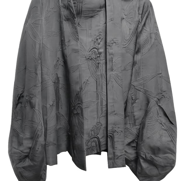 [MARNI] 아카이브 실크 혼방 자카드 벌룬 슬리브 재킷