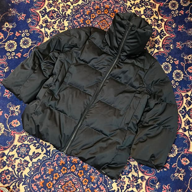 질샌더 x 유니클로 여성 덕다운 헤비 하이넥 경량 패딩 S