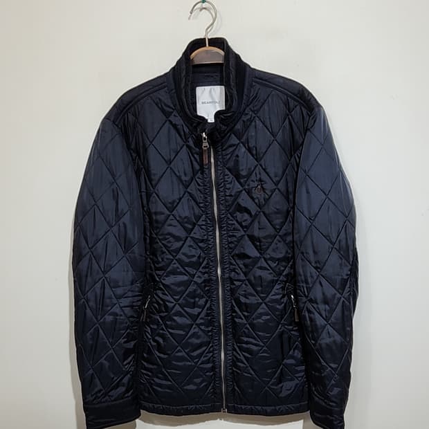 (105) 빈폴 퀼팅점퍼 네이비 누빔자켓 로고 캐주얼 