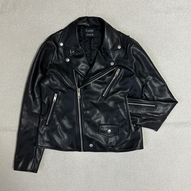 라퍼지 스토어 버핑 레더 라이더 자켓