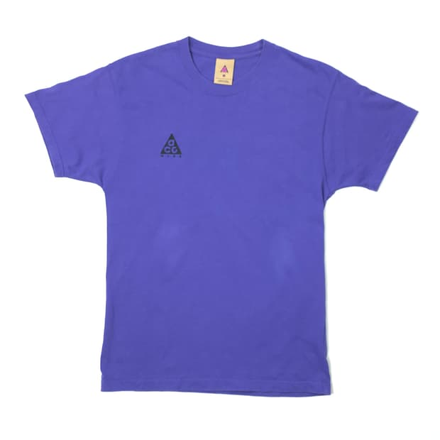 나이키acg 자수로고 티셔츠 퍼플 (M)