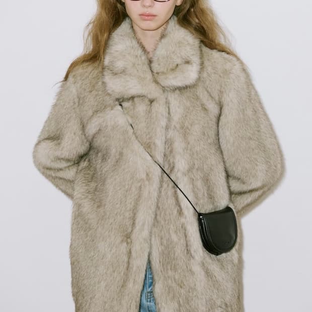 시눈 퍼자켓 애쉬브라운