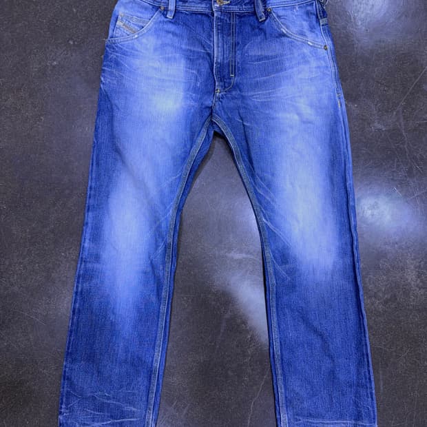 디젤 크룰리 빈티지 워싱 데미지 워싱 데님팬츠 31