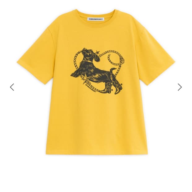 썬번프로젝트 heart dog overfit t shirt