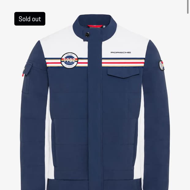 포르쉐 정품 레이싱자켓 L