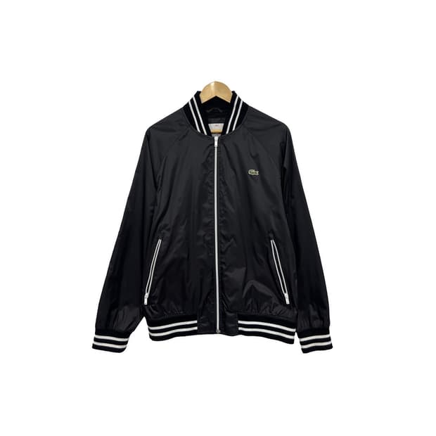 라코스테 나일론 스타디움 바시티 집업 자켓