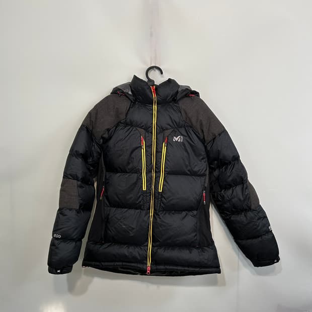 밀레 남성 구스다운 800필 윈드스토퍼 패딩 110