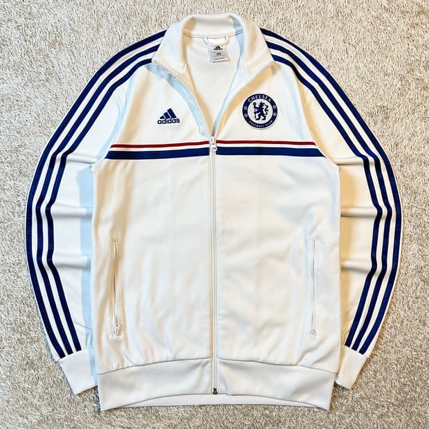 대장급) 아디다스 ADIDAS 첼시 트랙탑 져지 화이트