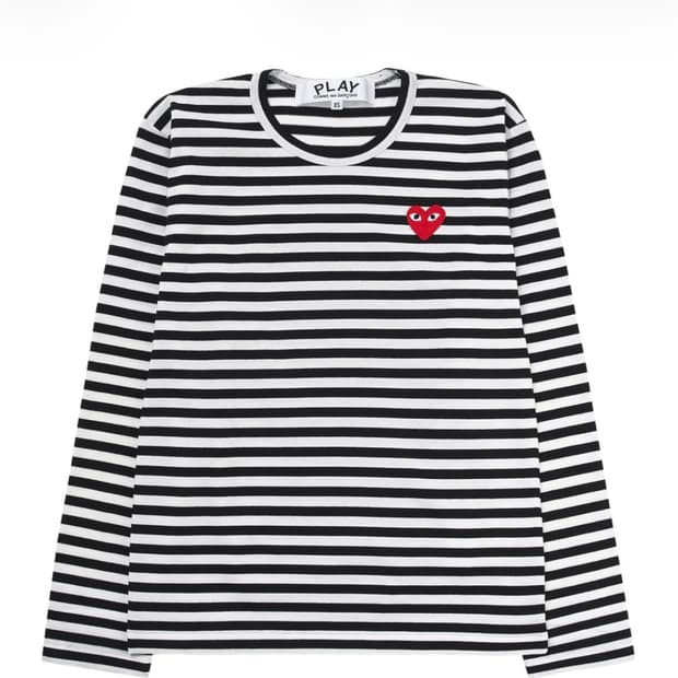 꼼데가르송 플레이 롱슬리브