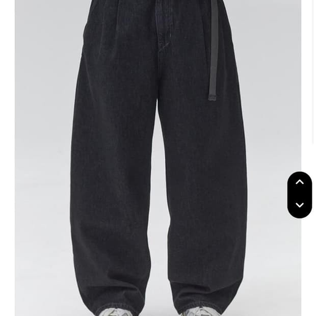 모이프 벨티드 데님 인디고 1 사이즈