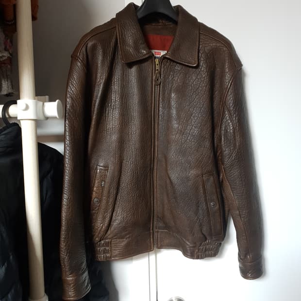 [100] 리바이스 빈티지 가죽 자켓 (양가죽)