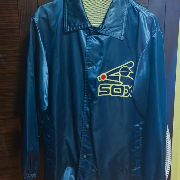 [남녀공용free]미즈노 나일론 빈티지 점퍼 네이비