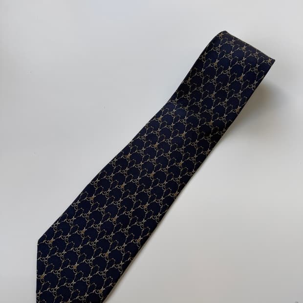 Jill & Morton 실크 넥타이 9.3cm