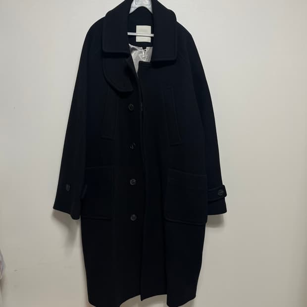 언더마이카 리전.02 발마칸 오버사이즈 울 코트 블랙 1