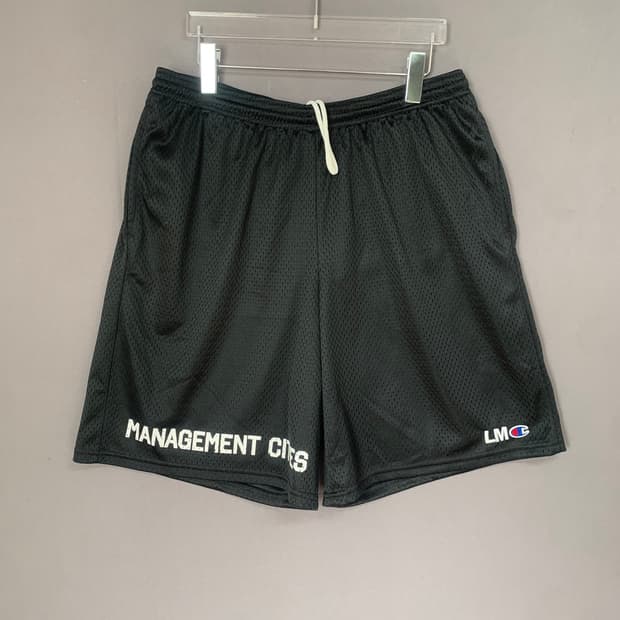 L 챔피온 X LMC 콜라보 메쉬 밴딩 반바지