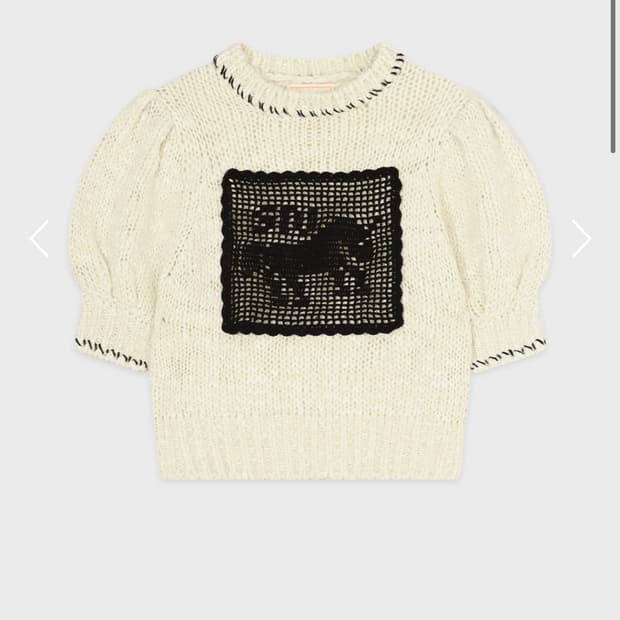 sinoon SN Horse Crochet Knit (Cream) 