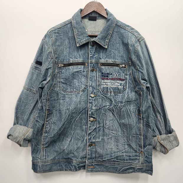 Fubu 빈티지 청자켓