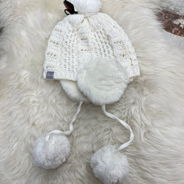 스노우 퍼 이어플랩 비니