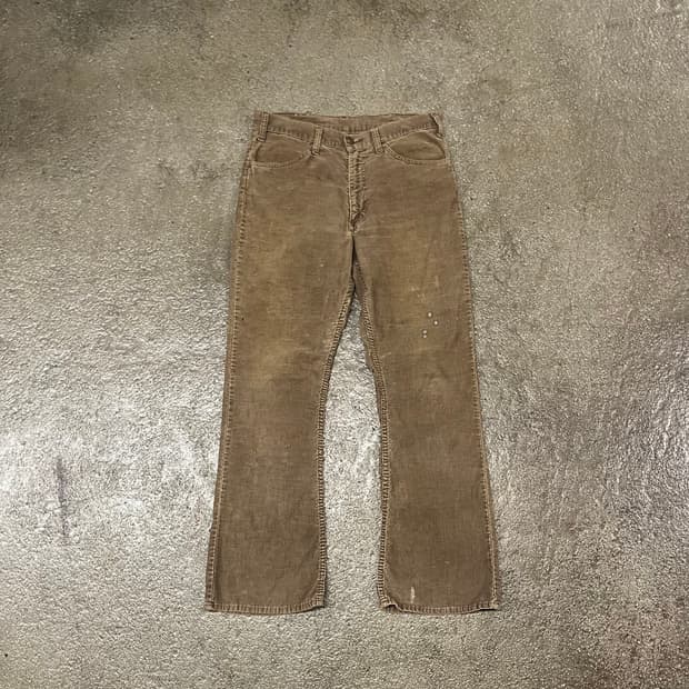 70s 리바이스646 코듀로이 벨바텀 (31“)