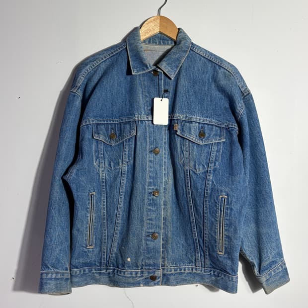 리바이스 클래식 인디고 데님 자켓