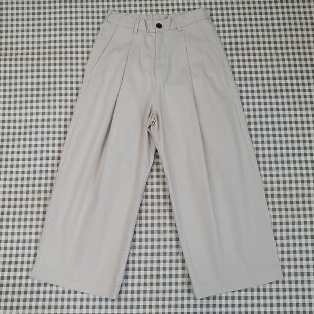 퍼렌 헨링본 밴딩 와이드 팸츠 남자29~30