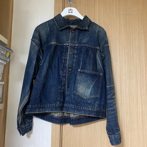 세인트미카엘 바버진 데님자켓 S 24시즌버전