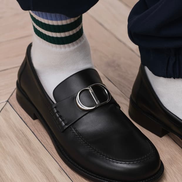 (미개봉) 디올 아치 로퍼 블랙 43사이즈