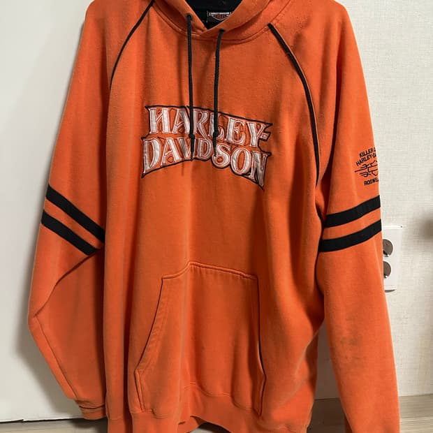 할리데이비슨 오버핏 후드티