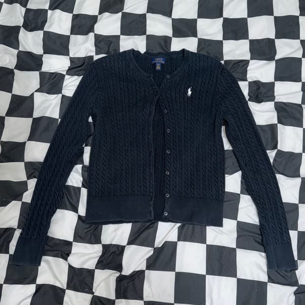 폴로 랄프로렌 꽈배기 니트 가디건 16