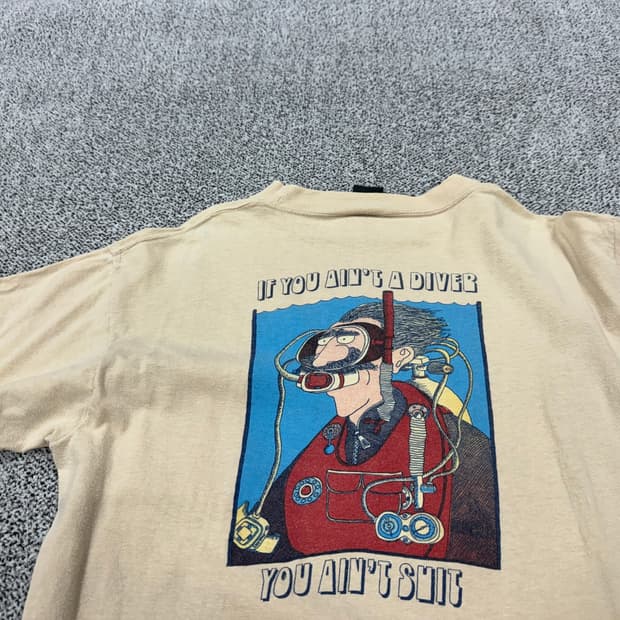 USA 90s 싱글스티치 프린팅 티셔츠