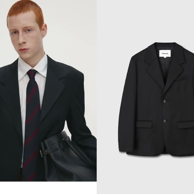 토니웩 남성 블랙 셋업정장