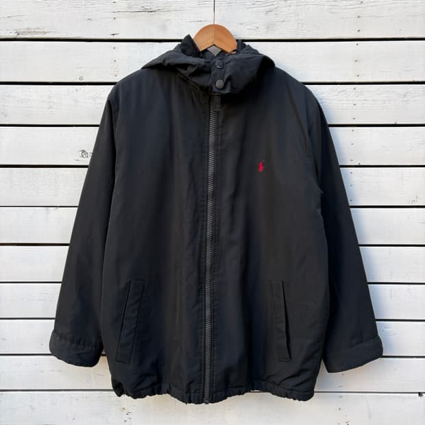 Polo 폴로 나일론 플리스 후드 자켓