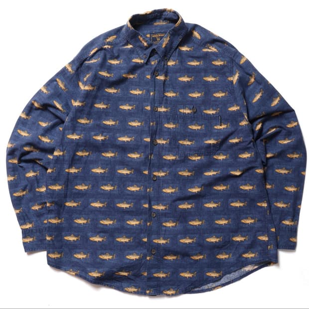 울리치 Woolrlch Fish Pattern Shirt

