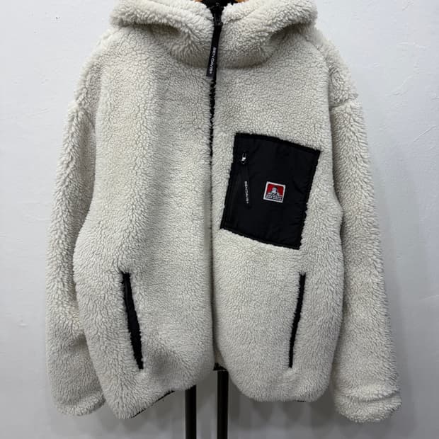 정품) 벤데이비스 리버시블 양털 후리스 자켓 M