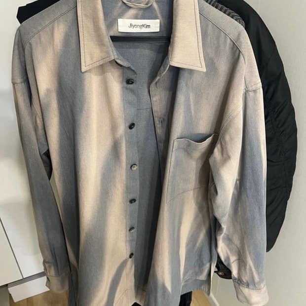 [L] 지용킴 23aw 썬블리치드 셔츠