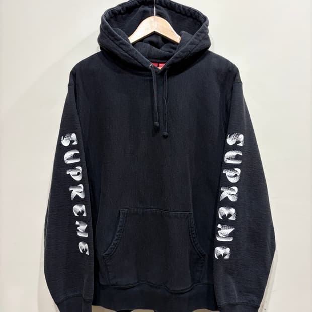 슈프림 그라디언트 슬리브 후드 스웻셔츠