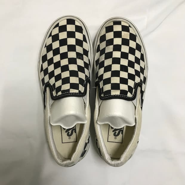 반스 체크 슬립온