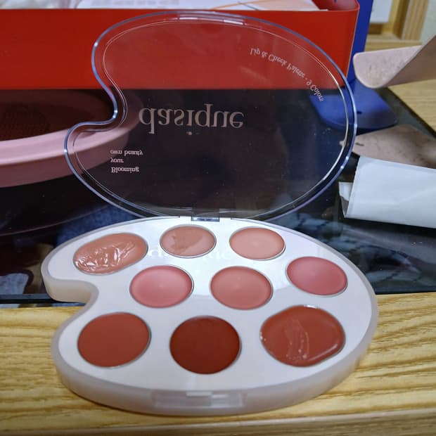 데이지크 무드 페인팅 립앤치크 팔레트  웜 컬러링 팝니다