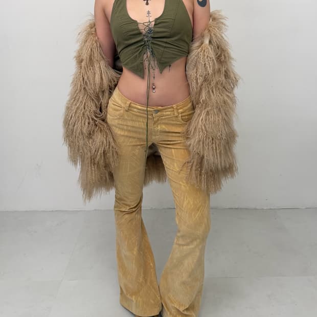 Miss sixty 스크래치 로우라이즈 부츠컷