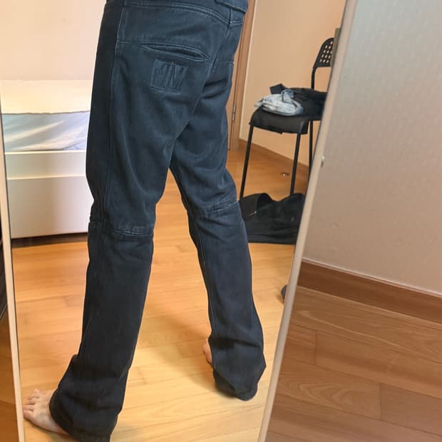플라스틱 프로덕트 백팬츠 블랙 s