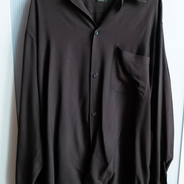 코모리 레이온 블랙 셔츠