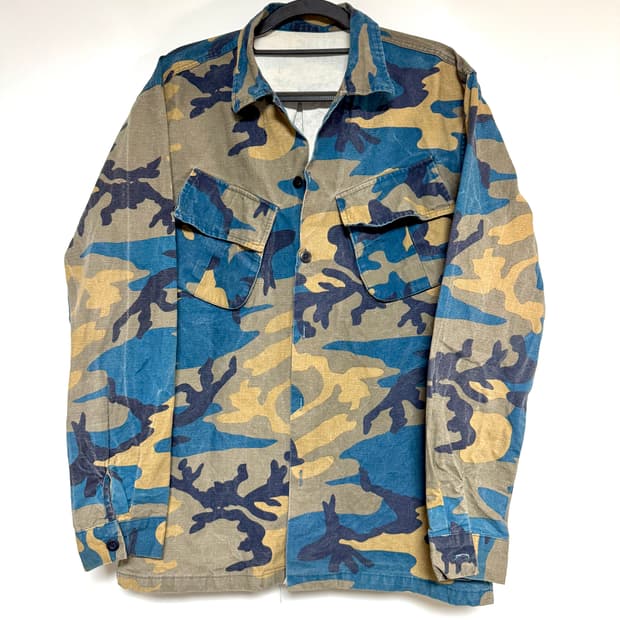 Legacy 카모 블루 워크 자켓 100