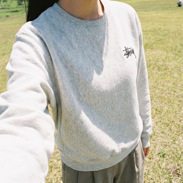 스투시 베이직 로고 맨투맨