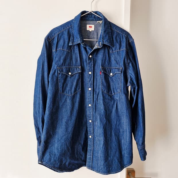 리바이스 데님 웨스턴셔츠 