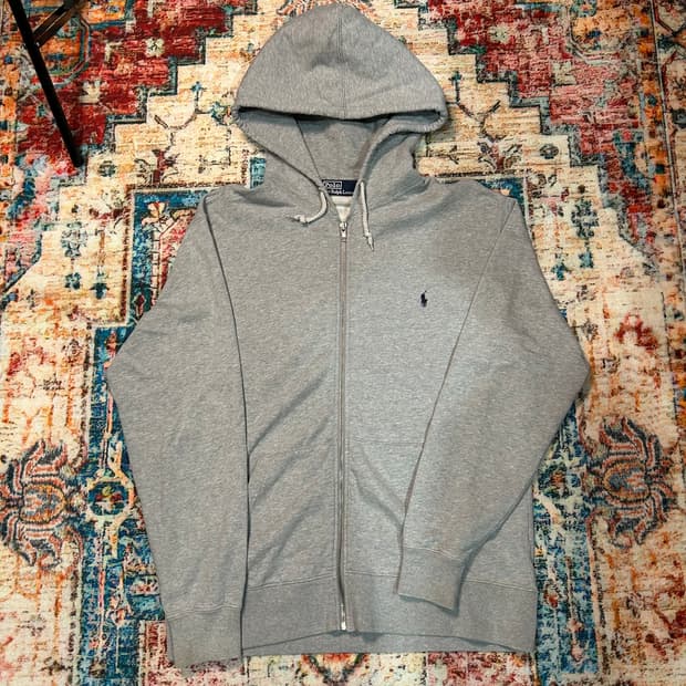 [L] 90s 폴로 랄프로렌 포니로고 후드집업