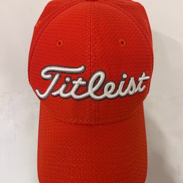 타이틀리스트 골프캡 오렌지 M/L