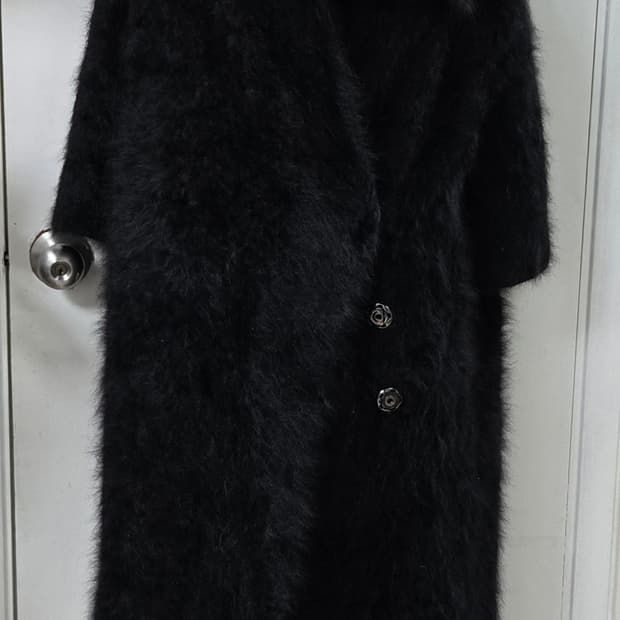 마크제이콥스 앙고라 퍼 가디건